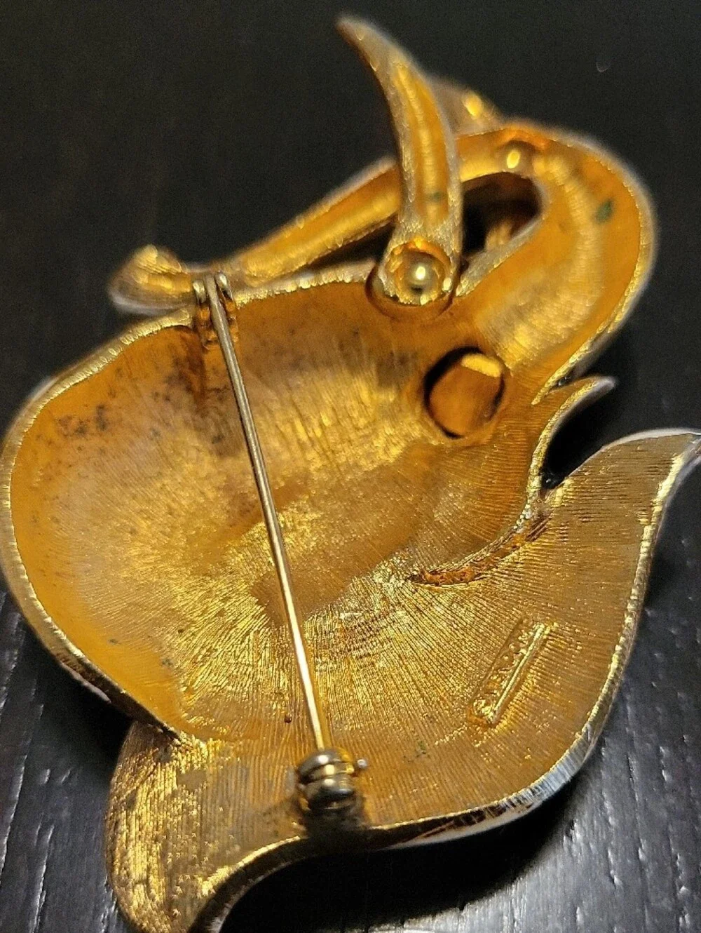 Vintage Elegant Grey and Gold Elephant Brooch - Women Jewelry Brooches